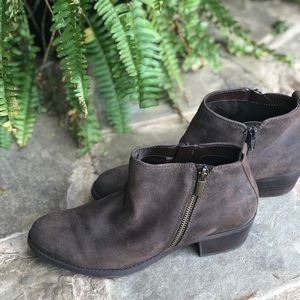 Carlos Santana brown booties